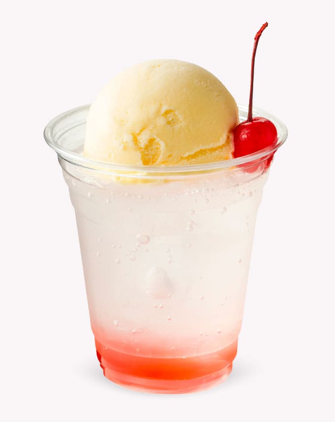 桜ソーダフロート
