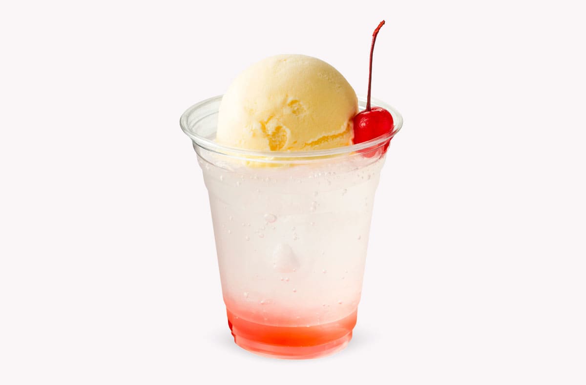 桜ソーダフロート